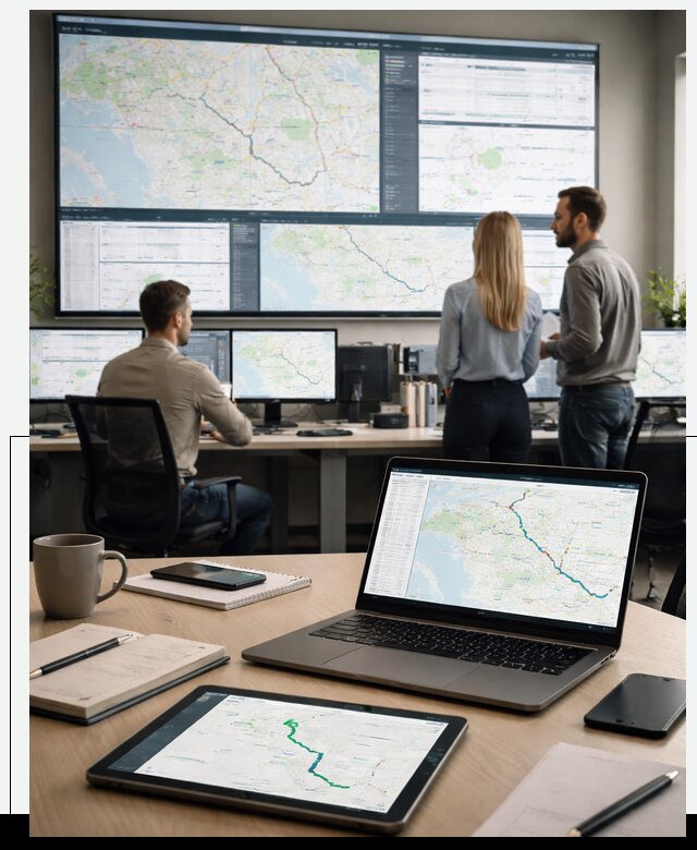 Трекинг грузов и Fleet Management, мониторинг автопарка в Когалыме