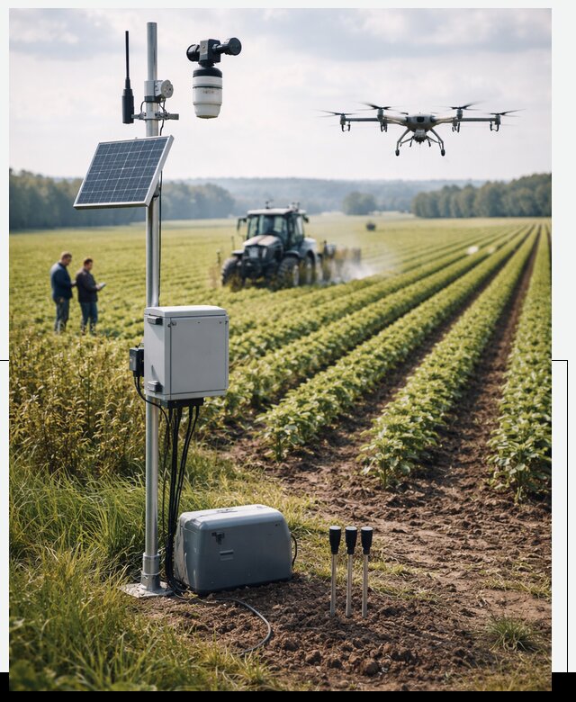 Разработка IoT мониторинга полей в Когалыме от 8787 р. | АвикейКгл